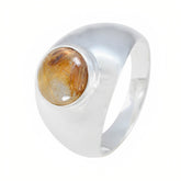Dewi Sophisticated Golden Solitaire Ring